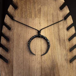 Kovácsolt Hold Medál, Ékszer, Nyaklánc, Medál, Kovácsoltvas, MESKA