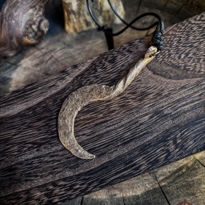 Bronz Sarló Talizmán  - Meska.hu