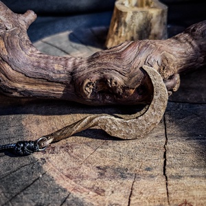 Bronz Sarló Talizmán  - ékszer - nyaklánc - medál - Meska.hu