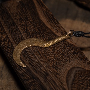 Bronz Sarló Talizmán  - ékszer - nyaklánc - medál - Meska.hu