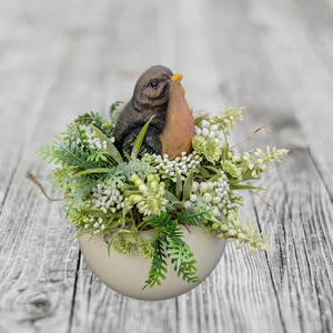 Madárkás asztaldísz/ polcdekor  - otthon & életmód - dekoráció - asztal és polc dekoráció - asztaldísz - Meska.hu