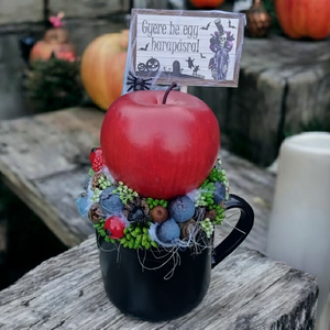 Halloweeni asztaldísz , Otthon & Életmód, Dekoráció, Asztal és polc dekoráció, Asztaldísz, Virágkötés, MESKA
