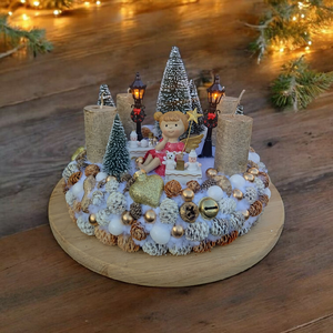 Adventi asztaldísz  - Meska.hu