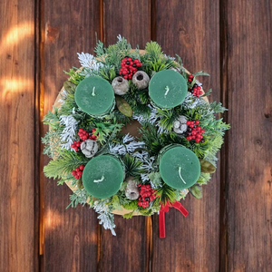 Adventi koszorú  - karácsony - adventi díszek - adventi asztaldísz - Meska.hu