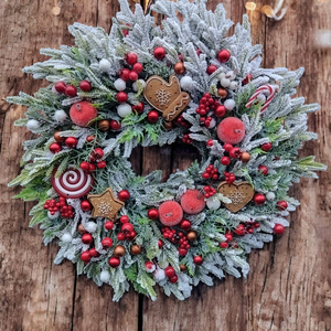 Mézeskalácsos ajtódísz  - Meska.hu