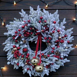 Téli ajtódísz  - Meska.hu