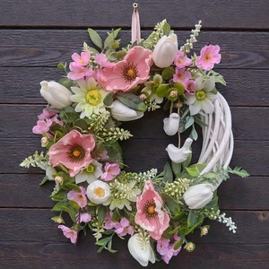 Bohókás tavaszi ajtódísz  - Meska.hu