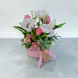 Anyák napi virágdísz, Otthon & Életmód, Virágdekoráció, Virágdíszek, Asztali virágdísz, Virágkötés, MESKA