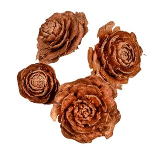 Cédrus rózsa vegyes 11 dkg - bronz, Kellékek & szerszámok, Dekorációs kellékek, Termések, terméscsomagok, , MESKA