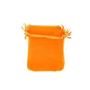 Organza ajándékszütyő narancssárga 7x9cm, Otthon & Életmód, Papír, írószer, Ajándékozás kellékei, Ajándékzsák, csomagolás, , MESKA