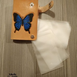 Lepkés igazolványtartó - táska & tok - pénztárca & más tok - kártyatartó & irattartó - Meska.hu