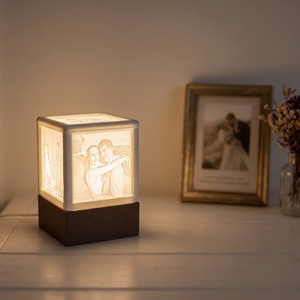 5 képes 3D nyomtatott egyedi lámpa (litográf), Otthon & Életmód, Lámpa, Hangulatlámpa, Fotó, grafika, rajz, illusztráció, Mindenmás, MESKA