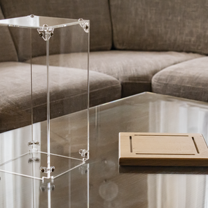 Kiállítási vitrin 14x14x29cm - kellékek & szerszámok - hobby fa alapanyag - bútor - Meska.hu