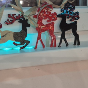 Karácsonyi rénszarvasok - Meska.hu