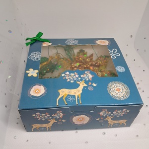 Arany Smaragdzöld karácsonyfadísz szett - karácsony - karácsonyi lakásdekoráció - karácsonyfadíszek - Meska.hu