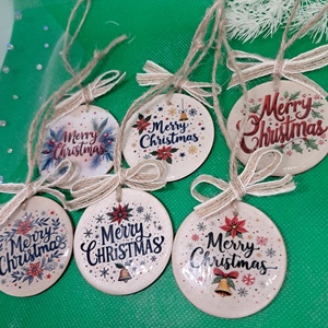 Natúr fa karácsonyfadíszek gyanta bevonattal - karácsony - karácsonyi lakásdekoráció - karácsonyfadíszek - Meska.hu