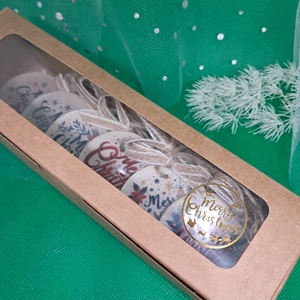 Natúr fa karácsonyfadíszek gyanta bevonattal - karácsony - karácsonyi lakásdekoráció - karácsonyfadíszek - Meska.hu