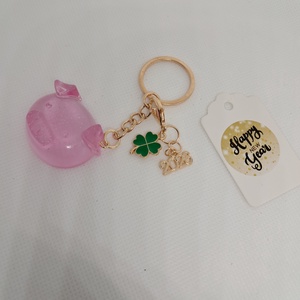 Újévi malacka kulcstartó, Táska & Tok, Kulcstartó & Táskadísz, Kulcstartó, Ékszerkészítés, Mindenmás, MESKA