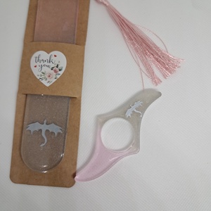 Sárkányos könyvjelző és könyvolvasó gyűrű szett, Könyv & Zene, Könyvjelző, Mindenmás, MESKA