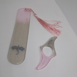 Sárkányos könyvjelző és könyvolvasó gyűrű szett - könyv & zene - könyvjelző - Meska.hu