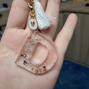 D betű (nőnap valentin), Táska & Tok, Kulcstartó & Táskadísz, Kulcstartó, Ékszerkészítés, Mindenmás, MESKA