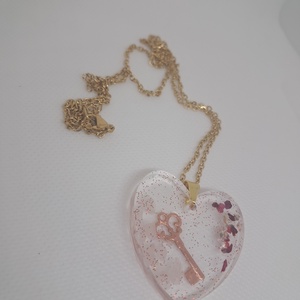 Kulcs a szívedhez nyaklánc - ékszer - nyaklánc - medálos nyaklánc - Meska.hu