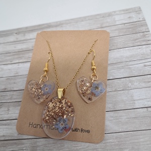 Nefelejcs ékszerszett - ékszer - ékszerszett - Meska.hu