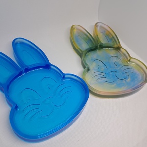 Nyuszi formájú epoxigyanta húsvéti tálka � nyuszi dekoráció, rendelhető színekben, Otthon & Életmód, Dekoráció, Asztal és polc dekoráció, Dekorációs tál, tartó, Mindenmás, MESKA