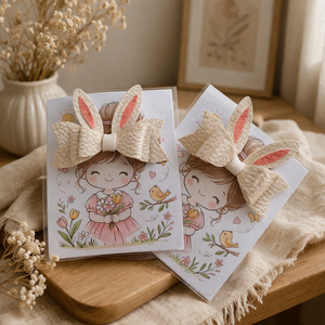 Nyuszi hajcsat - Meska.hu