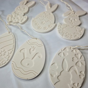 6db húsvéti festhető natúr dekor - diy (csináld magad) - Meska.hu