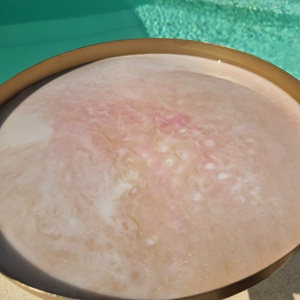 Tálca 30cm puder arany - otthon & életmód - konyhafelszerelés, tálalás - tálalás - tálca - Meska.hu