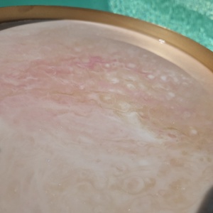 Tálca 30cm puder arany - otthon & életmód - konyhafelszerelés, tálalás - tálalás - tálca - Meska.hu