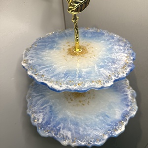 Epoxy sütitálca üveg kristályos , Otthon & Életmód, Konyhafelszerelés, tálalás, Tálalás, Kínálótál, Mindenmás, MESKA