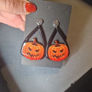 Halloween fülbevaló  - otthon & életmód - dekoráció - halloween - halloweeni ékszerek - Meska.hu