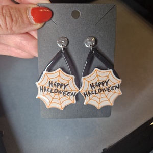 Halloween fülbevaló  - otthon & életmód - dekoráció - halloween - halloweeni ékszerek - Meska.hu