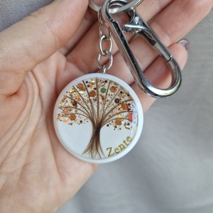 Hajtincses emlékőrző életfa kulcstartó  - ékszer - ékszerszett - Meska.hu