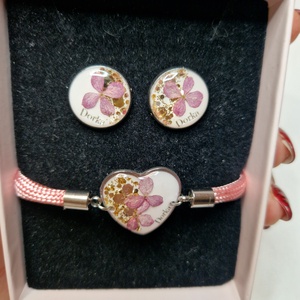 Virágos neves ékszer szett - ékszer - ékszerszett - Meska.hu