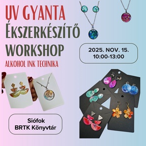 UV gyanta ékszerkészítő workshop , DIY (Csináld magad), Workshop & Tanfolyam, Ékszerkészítés, MESKA
