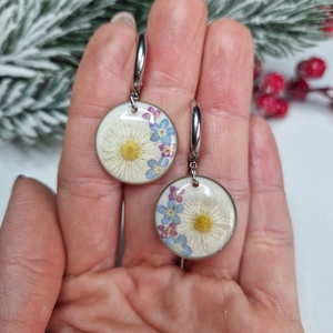 Nemesacél fülbevaló +ajándék jesmonite szív tál, Ékszer, Ékszerszett, Ékszerkészítés, MESKA