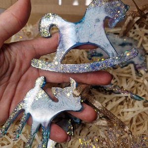 Mesés karácsonyfadísz szett 7db-os - karácsony - karácsonyi lakásdekoráció - karácsonyfadíszek - Meska.hu