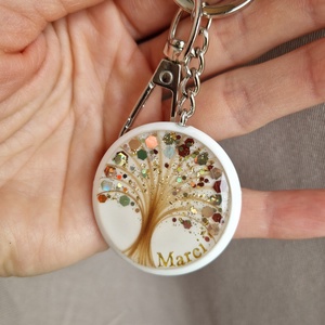 Hajtincses emlékőrző életfa kulcstartó  - ékszer - ékszerszett - Meska.hu