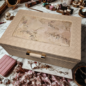 Ékszertartó doboz ásványokkal  - ékszer - ékszertartó - ékszerdoboz - Meska.hu