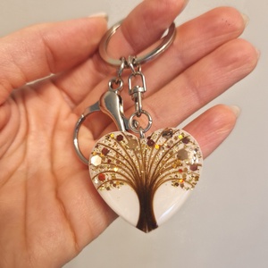 Hajtincses emlékőrző életfa kulcstartó  - ékszer - ékszerszett - Meska.hu
