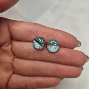 Hajtincses emlékőrző nemesacél fülbevaló  - ékszer - fülbevaló - fülékszer - Meska.hu