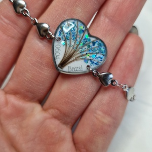 Hajtincses emlékőrző életfa karkötő , Ékszer, Ékszerszett, Ékszerkészítés, MESKA