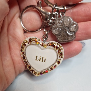 Emlékőrző kulcstartó kiskedvenced szőréből, Otthon & Életmód, Vallás, Temetkezési tárgy, Kisállat temetkezés, Ékszerkészítés, MESKA