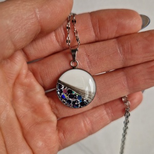 Hajtincses emlékőrző nemesacél nyaklánc, Ékszer, Ékszerszett, Ékszerkészítés, MESKA