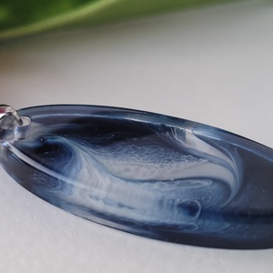 Epoxy medálos nyaklánc - ékszer - nyaklánc - medálos nyaklánc - Meska.hu