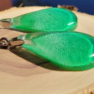 Epoxy fülbevaló, Ékszer, Fülbevaló, Lógó fülbevaló, , MESKA