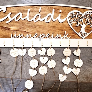 Családi kalendárium, Otthon & Életmód, Dekoráció, Fali és függő dekoráció, Falinaptár & Öröknaptár, , MESKA